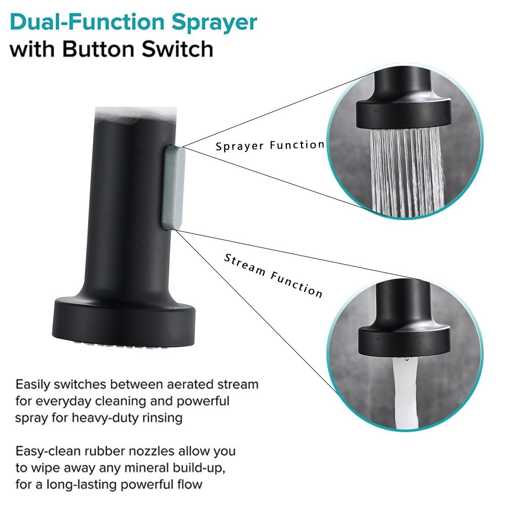 Kitchen Hot and Cold Water Faucet Kitchen Sink Faucet Countertop Installation Mixing Faucet 360 Degree Rotating Kitchen Faucet Kitchen Hot and Cold Water Faucet Kitchen Sink Faucet Countertop Installation Mixing Faucet 360 Degree Rotating Kitchen Faucet