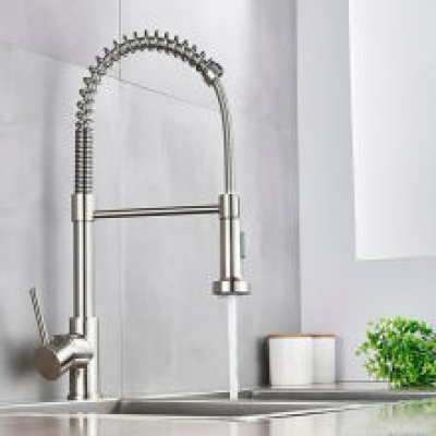 Kitchen Hot and Cold Water Faucet Kitchen Sink Faucet Countertop Installation Mixing Faucet 360 Degree Rotating Kitchen Faucet