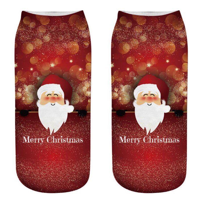 Christmas Socks Cute Kids Adult Xmas Gifts Women Men Sock Xmas Santa Claus Snowflake Elk Snow Cotton Socks Navidad New Year 2023
